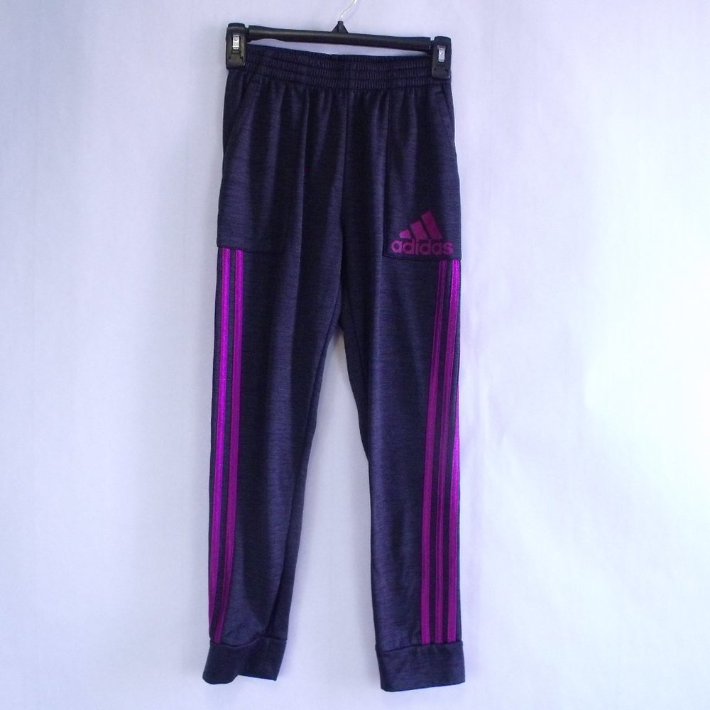 Adidas Girls Melange Fleece Joggers
